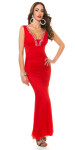 Red-Carpet-Look! Koucla Gown with Rhinestones white