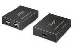 Digitus USB extender čierna / USB extender / 4X USB-A / 150 m / Cat 6 / USB 2.0 (DA-73120)