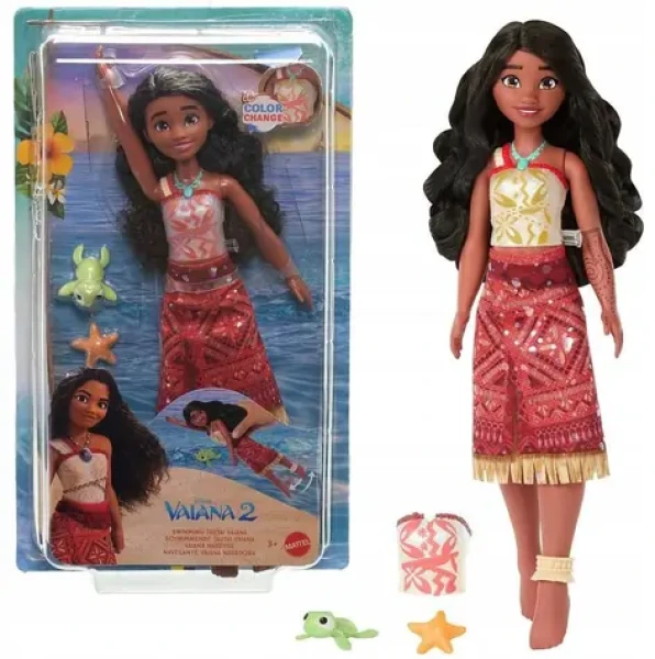 Mattel Bábika Disney Vaiana 2 Plávajúce Tautai JFF09