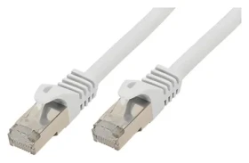 Shiverpeaks Cat7 S/FTP 10m biela / Patch kábel / LSZH / 600 MHz / pozlátené konektory RJ-45 (BS75520-W)