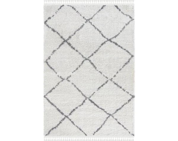 Koberec Boho 160x230 cm, biely%
