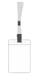 EuroSupplies Šnúrka LILY čierna / Šnúrka na krk / Klip / 900 mm / šírka 10 mm