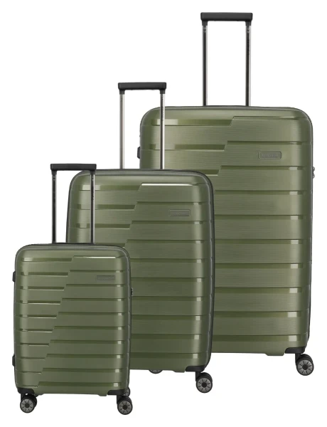 Travelite Air Base S,M,L Olive S: 37 l / M: 71/82 l / L: 105 L TRAVELITE-75340-86