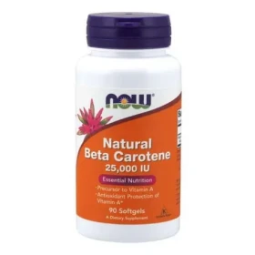 Beta-karotén Natural 7500 mcg - NOW Foods (90 kaps.) (41800-1-90caps-1)