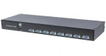 Intellinet KVM switch modulárny 8- Port VGA / KVM prepínač / 8 portov / VGA / USB-A (507776)