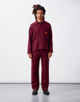 Service Works Flannel FOH Jacket Burgundy XXL
