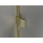 MEXEN/S - Lunar L Sprchová zástena WALK-IN pravá 80 x 200, transparent 8 mm, zlato 830L-080-000-50-00-P