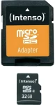 INTENSO microSDHC 32GB / Pamäťová karta / Class 4 / čítanie 20 MB/s / + SD adaptér (3403480)