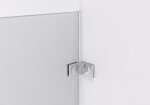 CERANO - Sprchová zástena Walk-in Orbis - Ľavá - 8 mm - chróm, mliečne sklo - 80x200 CER-682222