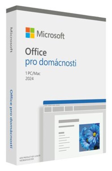 Microsoft Office 2024 pre domácnosti CZ / PC Mac / 64 bit / Bez média / Krabicová licencia (EP2-06834)