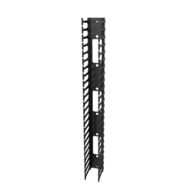 Vertiv Vertikálny káblový organizér 800 mm / Káblový organizér / 48U / čierna / kov (VRA1017)