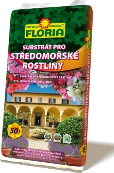 AGRO FLORIA Substrát pre stredomorské rastliny 50 l