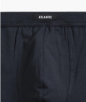 Pánske boxerky Atlantic 3MH-185 A'3 M-2XL černá-grafitová-emeraldová L