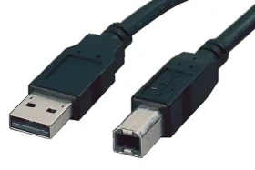 OEM USB kábel USB-A - USB-B čierna / Prepojovací kábel / USB 2.0 / 3 m (11.02.8830)