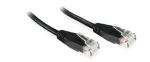 MicroConnect CAT6 U/UTP 0.25m čierna / PVC (B-UTP60025S-B)