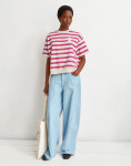 Armedangels Bamikaa Stripe Sweat 3790 undyed-very berry XS