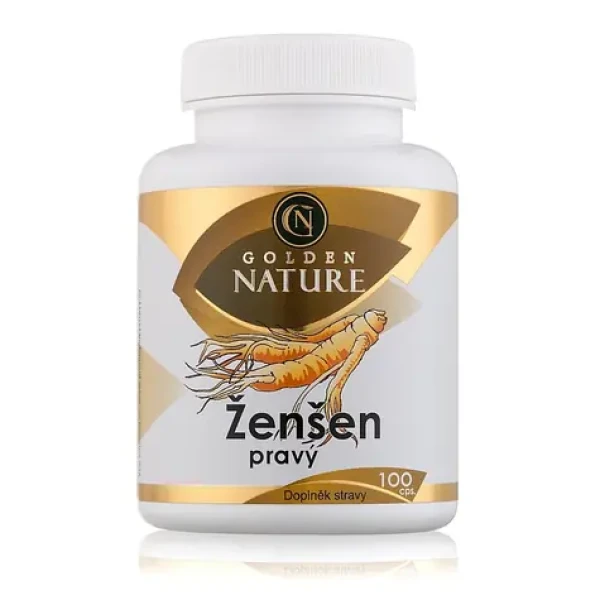 Golden Nature Ženšen pravý 100 cps. (GN00004)