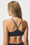 Podprsenka Karl Lagerfeld Mini Logo Halter Bralette