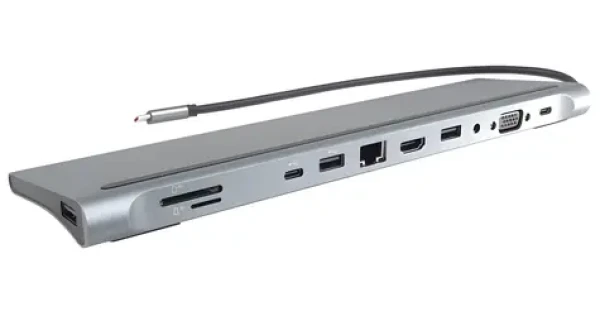 OEM Dokovacia stanica USB-C Full Size MST pod notebook / Dokovacia stanica / MST / 4K HDMI / USB 3.0 / PD 87W / RJ45 (ku31dock17)