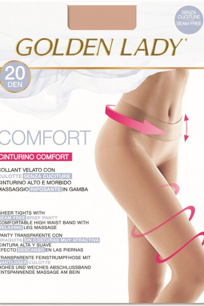 PUNČOCHOVÉ KALHOTY COMFORT 20 DEN model 22063854 - Golden Lady daino 4-L