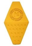 Kiwi Walker Octaball Maxi oranžová / Gumová hračka pre psov / S otvorom na maškrty / 14,5 cm (RUB-241)
