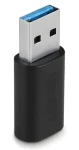 Lindy USB-A - USB-C čierna / Adaptér / USB 3.2 (41904)