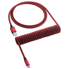 CableMod Classic Coiled Keyboard Cable USB-C - USB-A 1.5m Republic Red / Kábel pre klávesnicu (CM-CKCA-CR-KR150KR-R)