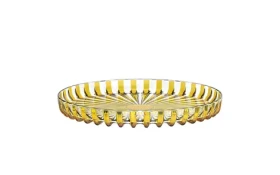 Guzzini DOLCEVITA žltá / Podnos / okrúhly / priemer 31 cm / bioplast (125701151)