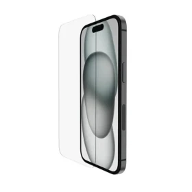 Belkin SCREENFORCE TemperedGlass Anti-Microbial ochranné sklo pre Apple iPhone 16 / 15 / 14 Pre (OVA135zz)