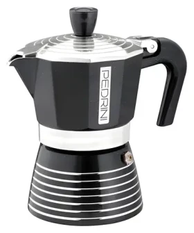 Pedrini Infinity čierna / Moka kanvička / 3 šálky / 0,15 l / hliník (100002164138)