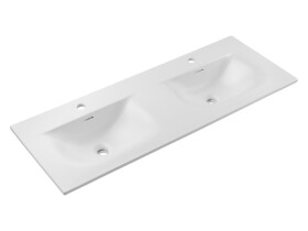 COMAD - Nábytkové umývadlo SKY, MATT WHITE 120cm 5907611662939