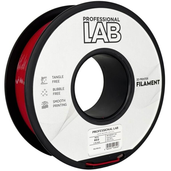 Professional Lab PETG filament 1,75 mm červený 1 kg