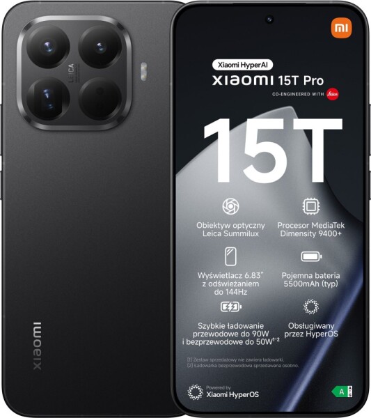 Xiaomi 15T Pro 5G 12/256GB Čierny (MZB0KUHEU)