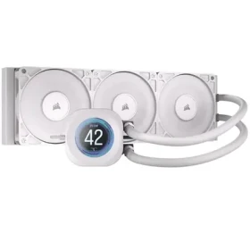 Corsair NAUTILUS 360 RS LCD biela / 3x 120mm / LCD / 36dB / 420-2100 RPM / 72.8CFM / Intel + AMD (CW-9061034-WW)