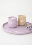 DESIGN LETTERS Porcelánový tanier Lavender Love 21,3 cm