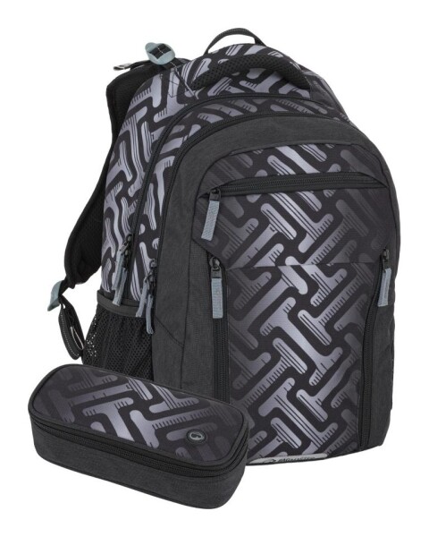 Školský set Bagmaster PORTO 26 A Set Grey