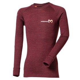 Detské termo tričko Progress MB TDRD merino-bamboo s dlhým rukávom slivka / marhuľa 128/134 EUR