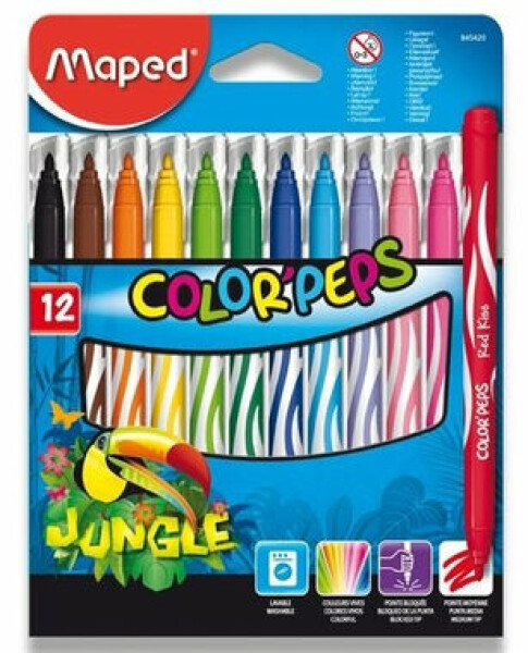 Maped Fixy Color#39;Peps Jungle 12ks (24017)