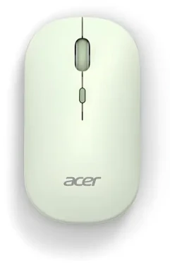 Acer AMR130 zelená / Ergonomická bezdrôtová myš / 1600 DPI / USB + Bluetooth 5.2 / 4 tlačidlá (GP.MCE11.04D)