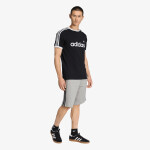 Tričko adidas 3-Stripes Slim Ringer T-Shirt Black S