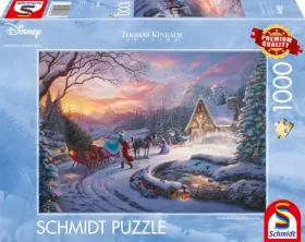 Schmidt Puzzle Disney: Popoluška s princom na Vianoce
