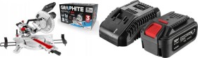 Graphite Ukośnica Graphite 58GE121 18 V 210 mm + akumulator 4 Ah z ładowarką 58GE132