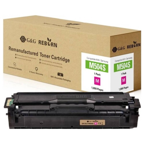 G&G Reborn remanufactured toner náhradný Samsung K504S purpurová 1800 Seiten kompatibilná toner; 21322