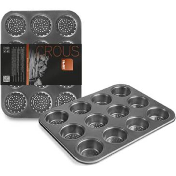 Perforovaná forma na pečenie na 12 muffinov 35,5x26,5x3,5 cm - Ibili - Ibili