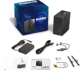 ASRock DeskMini B860 čierna / Barebone / DDR5 / HDMI / DP / Thunderbolt 4 (90BXG5501-A10GA0W)