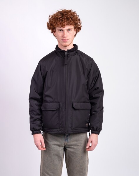 Taion Non Down Military Reversible Boa Hi Neck Jacket BLACK×BLACK M