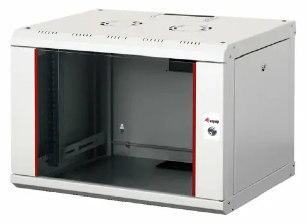 Equip Pro Mount svetlo šedá / Nástenný rozvádzač / 19" / 7U / 600x450 mm / sklenené dvere (EPM-07-6045-G-CBAA)