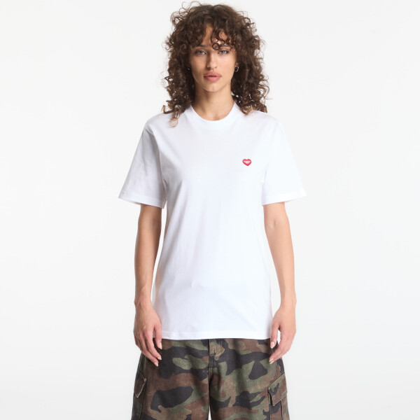Tričko Carhartt WIP S/S Small Heart T-Shirt UNISEX White/ Red M