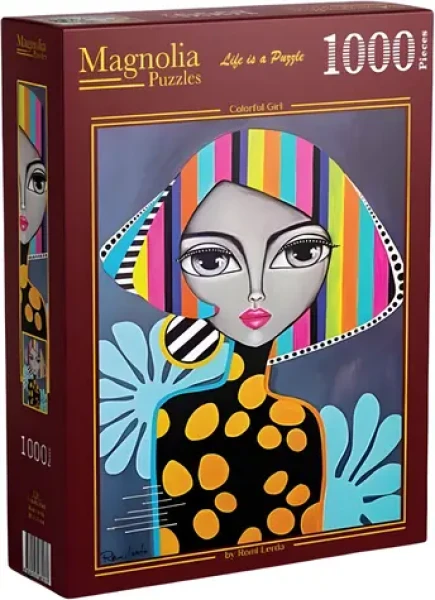 MAGNOLIA Puzzle Farebné dievča