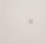 GELCO Sprchová vanička MITIA PMSS9090 900x900, sivá svetlá profilovaná PMSS9090